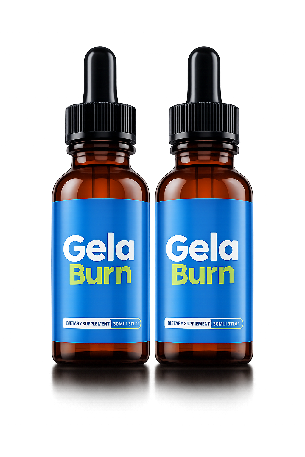 GelaBurn premium wellness supplement dropper bottle